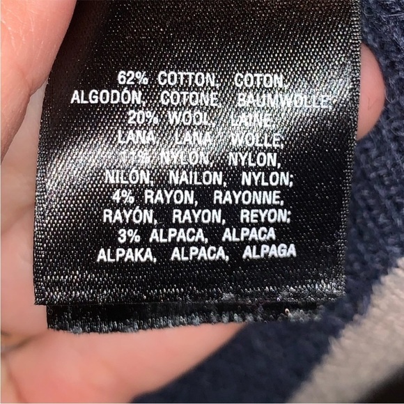 Anthropologie Moth Imperial Garden Wool Blend Cowl Neck Longline Cozy Sweater M - Picture 6 of 6